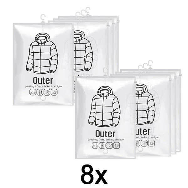 2x Rippuvad vaakumkotid (4 tk) | VACUHANG