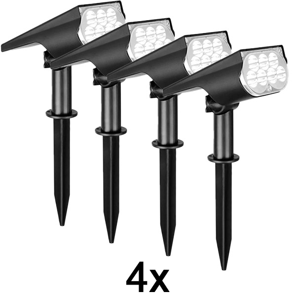 4x Välivalgusti, mis töötab päikeseenergial | SPOTIKE