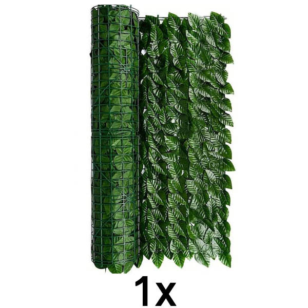 1x Kunstlike lehtedega privaatsuspaneel | LEAFPANEL